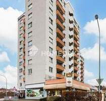 Zentral gelegene 3-Zimmer-Wohnung mit Balkon, TG-Stellplatz und Aufzug in Hanau-Steinheim