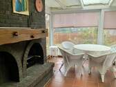Wintergarten mit Kamin - 