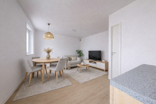 Wohnzimmer - Etagenwohnung mit 48,80 m&sup2; in Naunhof zum Kaufen