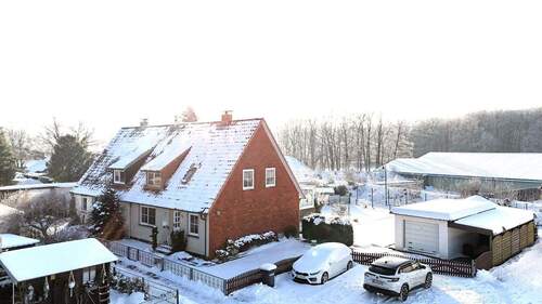 Luftaufnahme Weitblick - Doppelhaushälfte mit 146,00 m&sup2; in Tostedt zum Kaufen