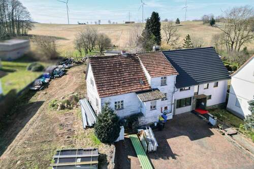 Drohne seitlich Front - 