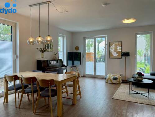 Wohnzimmer - Doppelhaushälfte mit 134,90 m&sup2; in Berlin zur Miete