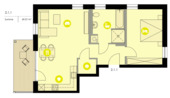 Grundriss 211 - 2 Zimmer Etagenwohnung in Weißenburg i. Bay.
