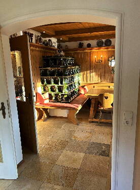 Bauernstube mit Kamin - 18 Miteigentum (Co-Ownership) Ferienhaus im Chiemgau - Eigennutzung & Einnahmen - Full Service