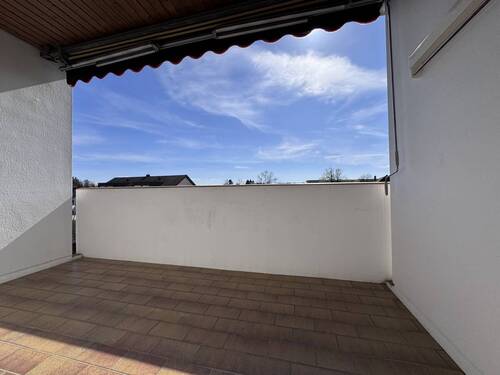 Überdachter Westbalkon - 