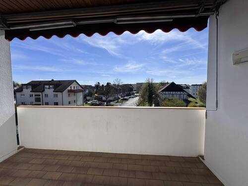 Überdachter Westbalkon - 