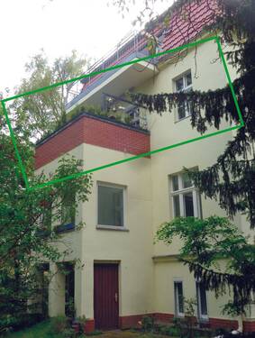 Terrasse Gartenansicht - 