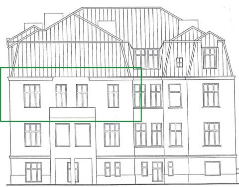 Rückseite Terrassenwohnung - 
