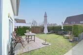Terrasse - Modernes Einfamilienhaus mit Terrasse, Sauna und Garage in Langenhagen