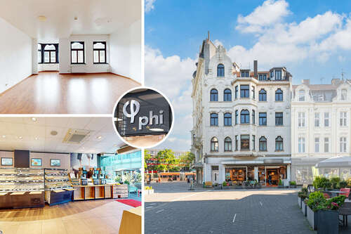 Immobilien-Aachen-WGH-Kaufen-UX626-Grid-02 - PHI AACHEN - Stilvolles Denkmal am Kugelbrunnen! Wohn- und Geschäftshaus in Top-Lage von Aachen!