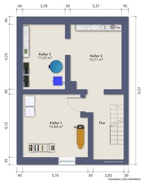 Vorderhaus Kellergeschoss - 