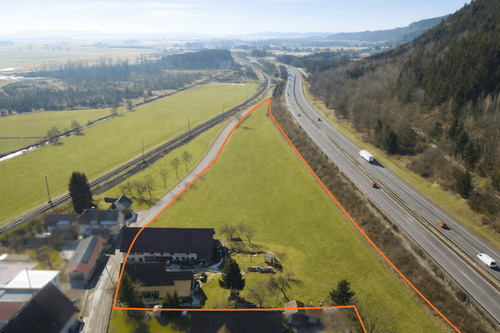 Luftaufnahme - 1 Zimmer Bauernhaus, Landhaus in Leutkirch im Allgäu