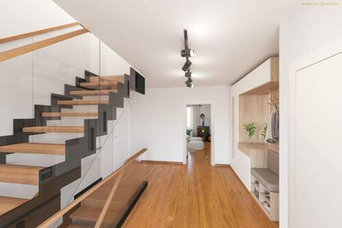 Flur - animiert - 6 Zimmer Einfamilienhaus in Mengen