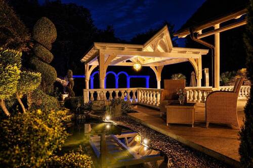 Teich bei Nacht - 