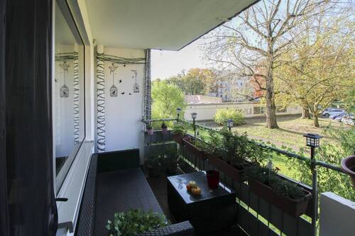 Balkon - Moderne 3-Zimmer-Whg. in Köln-Riehl - Erstklassige Lage an der Zoo-Flora
