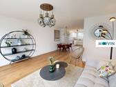 Ansicht III: Wohn- und Essbereich - 5 Zimmer Reihenmittelhaus in Geesthacht