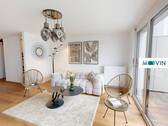 Ansicht V: Wohn- und Essbereich - 