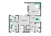 Erdgeschoss Grundriss-Skizze - 