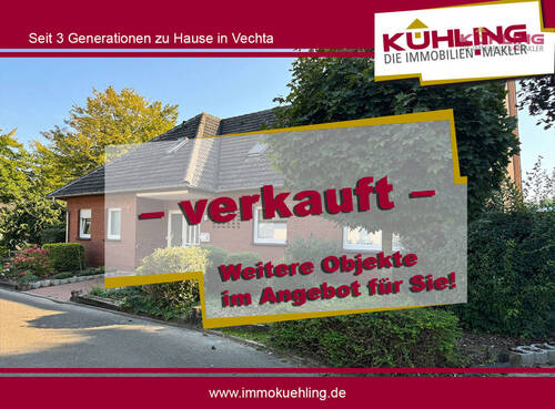 Verkauft-Objekt - In Kürze bezugsfrei! Raumwunder! Bungalow mit Einliegerwohnung und Ausbaureserve im Dachgeschoss