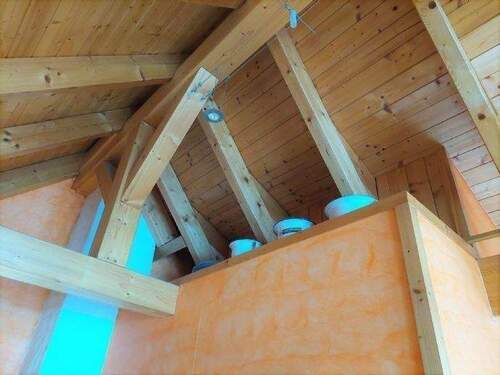 Sichtbare Holzbalken - 