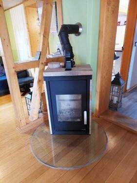 Schwedenofen und Fachwerk als Raumteiler ..... - 