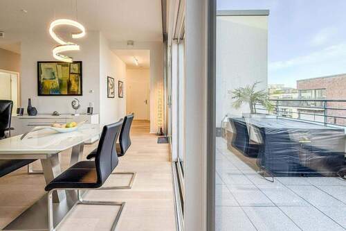 Terrasse (1) - Penthouse-Traum mit exklusiver Ausstattung über den Dächern von Düsseldorf