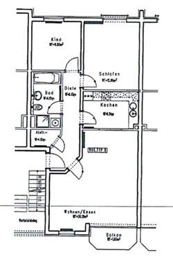 Bild 1 - 3 Zimmer-Wohnung in Lahnstein - 990,00 EUR Kaltmiete, ca.  83,00 m² Wohnfläche