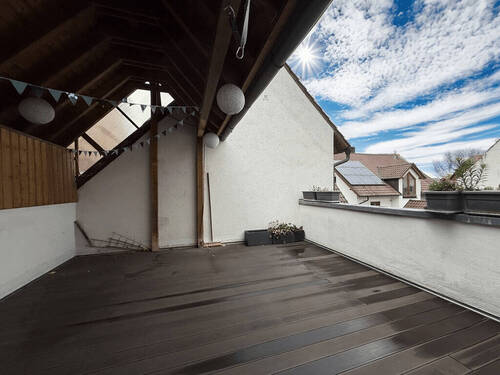 geschütze Dachterrasse - 