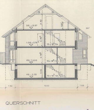 Haus Querschnitt - 