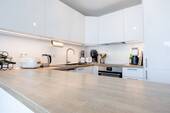 Die Einbauküche bietet viel Arbeitsfläche - Etagenwohnung mit 81,70 m² in Frankfurt am Main / Gallusviertel zum Kaufen