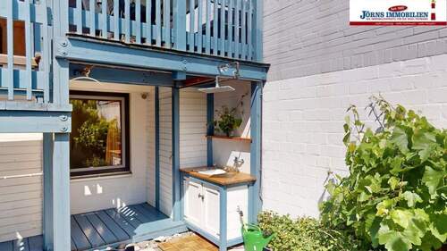 Außenküche überdacht - 4 Zimmer Reihenmittelhaus in Fehmarn