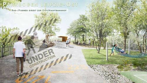 Parkbogen Ost in Bau - 