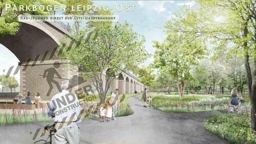 Parkbogen Ost in Bau - 