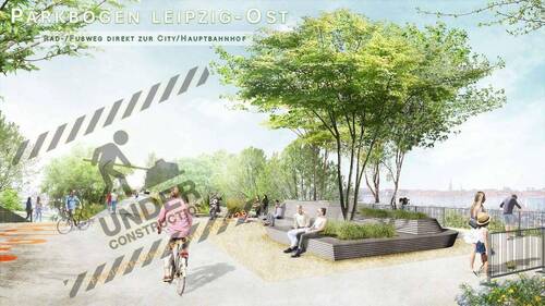 Parkbogen Ost in Bau - 