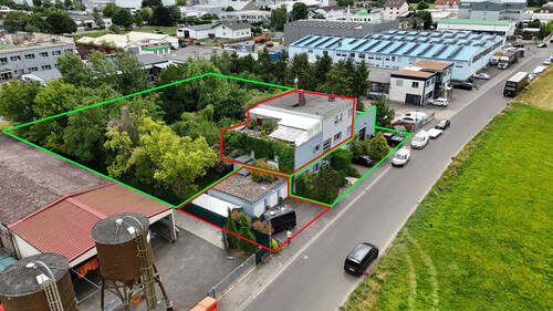 Luftansicht - Halle in Rodgau