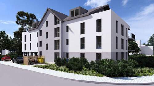 Vorderansicht - Wohnen mit Stil: 3 Zimmer-Neubauwohnung mit Balkon - ca. 82 m² in Fümmelse