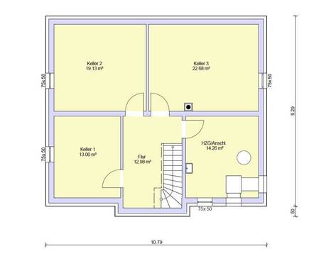 Keller - Einfamilienhaus mit 140,00 m&sup2; in Altdorf b. Nürnberg zum Kaufen
