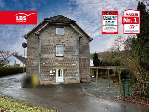 Außenansicht - Zweifamilienhaus auf drei Etagen - vielseitig nutzbar in Kreuztal-Eichen