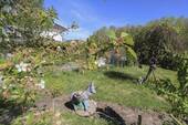Blick in den Garten - Einfamilienhaus in Berlin zum Kaufen