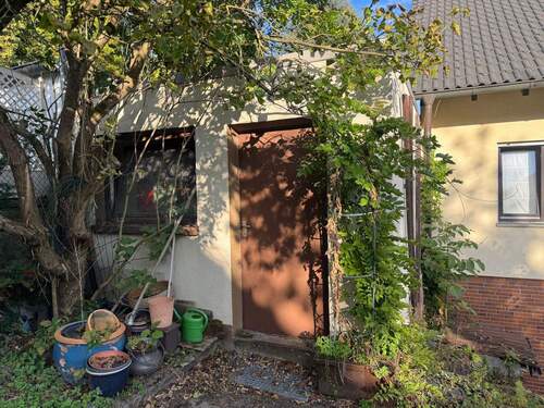 Garteneingang zur Garage - 