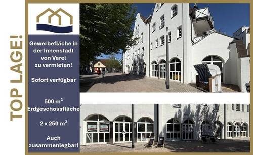 Titelbild Schloßstraße - Attraktive Gewerbefläche 500 qm in Top-Lage der Fußgängerzone in Varel