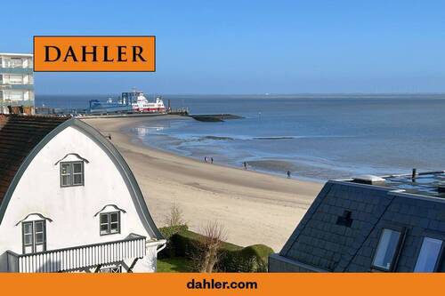 Blick gen Hafen vom Balkon der DG-Wohnung - 