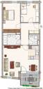 Grundriss - 3 Zimmer Etagenwohnung in Dorfen