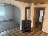 Wohnbereich EG mit Kaminofen - 