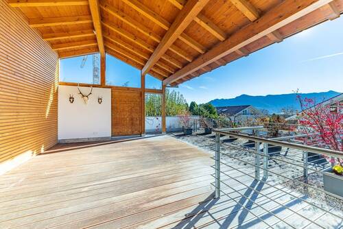 Terrasse - Einfamilienhaus mit 283,50 m&sup2; in Murnau am Staffelsee zum Kaufen