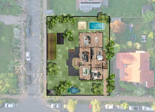 Visualisierung Erweiterungsmöglichkeiten - 7 Zimmer Mehrfamilienhaus, Wohnhaus zum Kaufen in Darmstadt