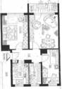 Grundriss - 3 Zimmer Etagenwohnung zur Miete in Chemnitz