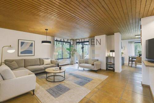 Bild 1 - Sanierungsbedürftiges Architektenhaus mit Einliegerwohnung, Garten und Potenzial für die ganze Familie