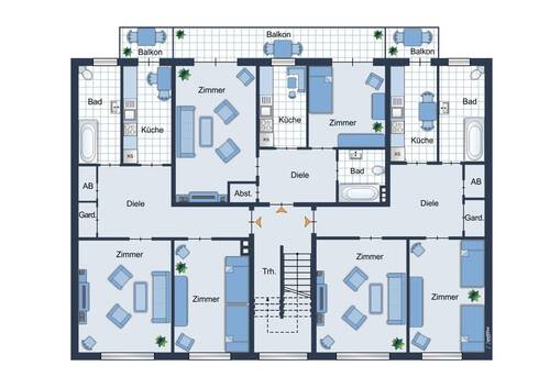 1. + 2. Obergeschoss - 