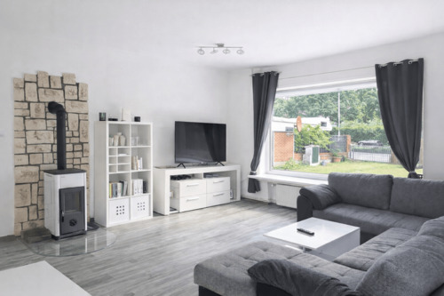 Wohnzimmer - Familienhaus in Berlin-Rosenthal - 6 Zimmer, 647 m² Grundstück, Südterrasse & großer Garten